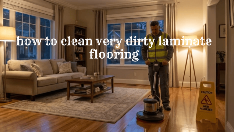 how to clean very dirty laminate flooring
