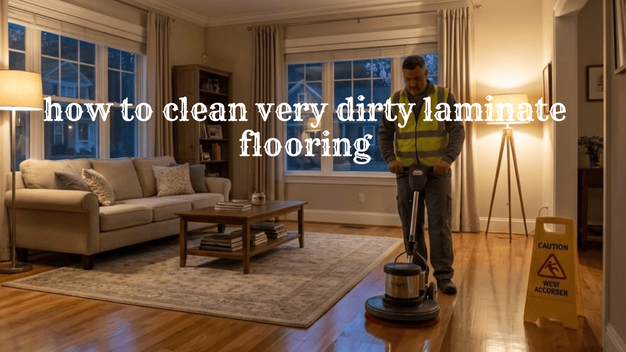 how to clean very dirty laminate flooring