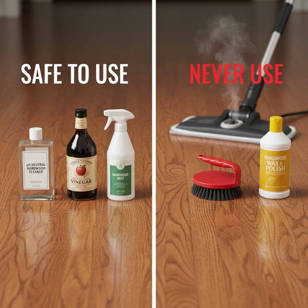  Safe vs unsafe cleaners for hardwood floors in what to use to clean hardwood floor
